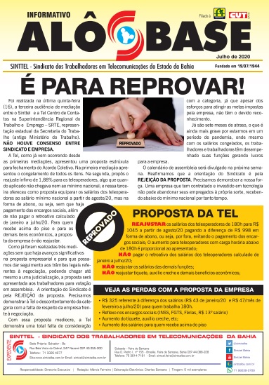 ACT da Tel Centro de Contatos: Ã‰ PARA REPROVAR! 